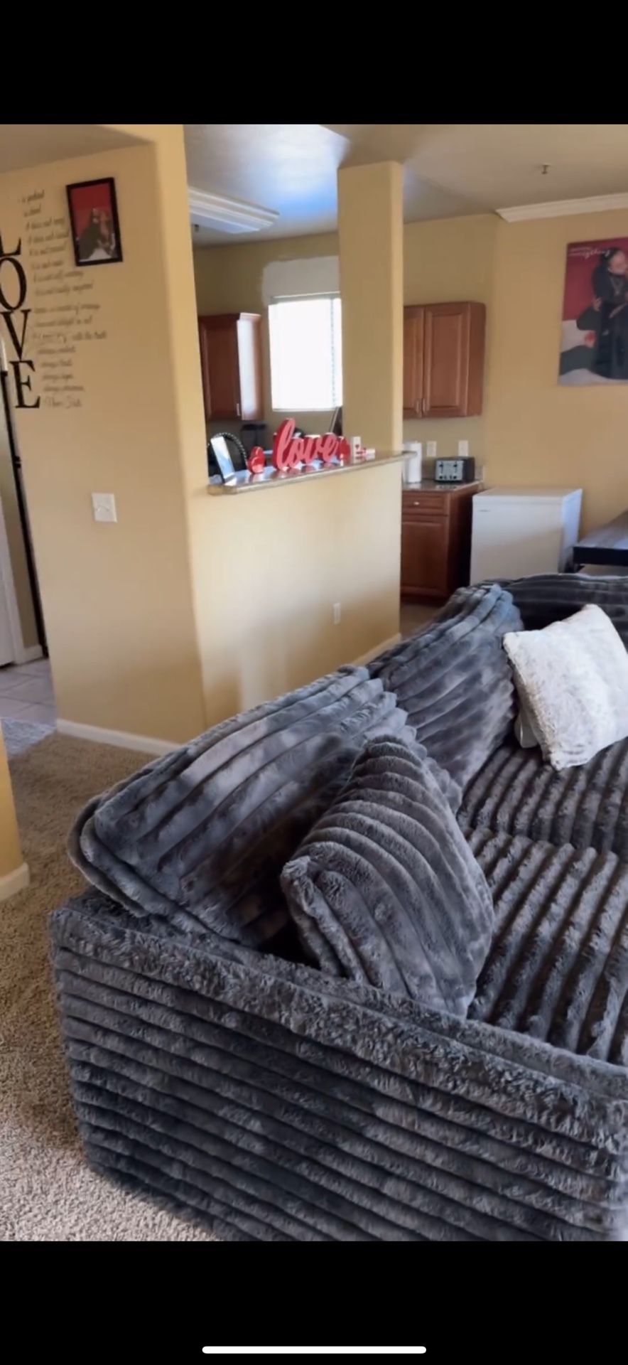 Black Soft Couch