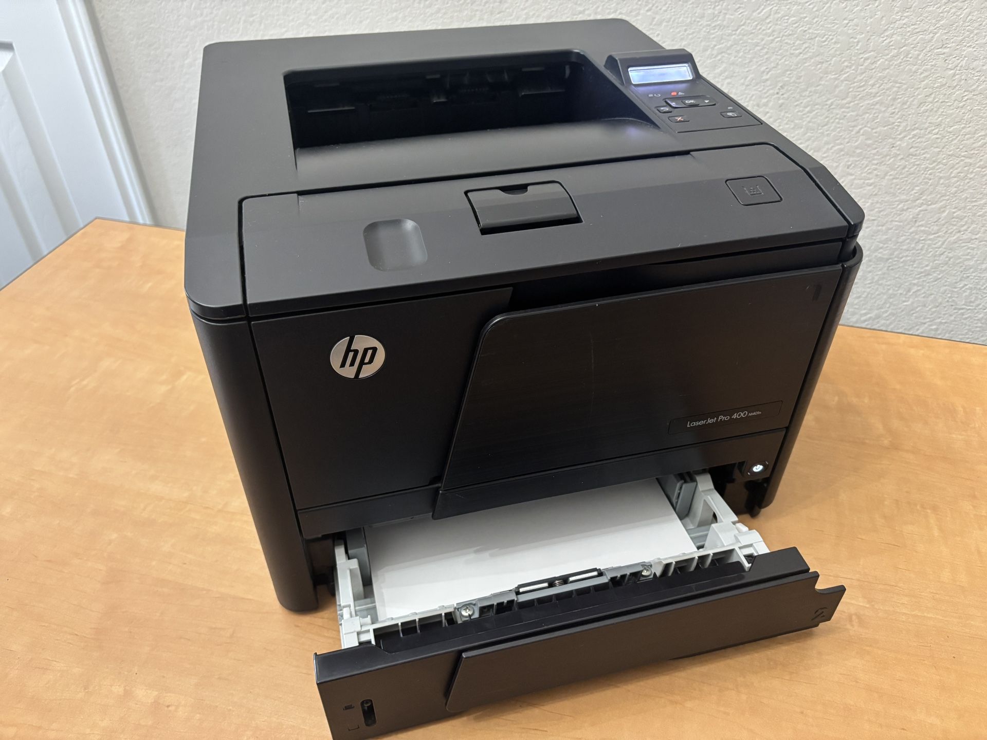 Network/wired HP Laserjet Monochrome Printer. $85