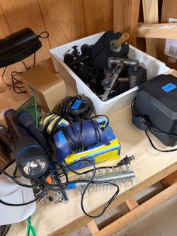 Aquarium Pump and Accessories Lot