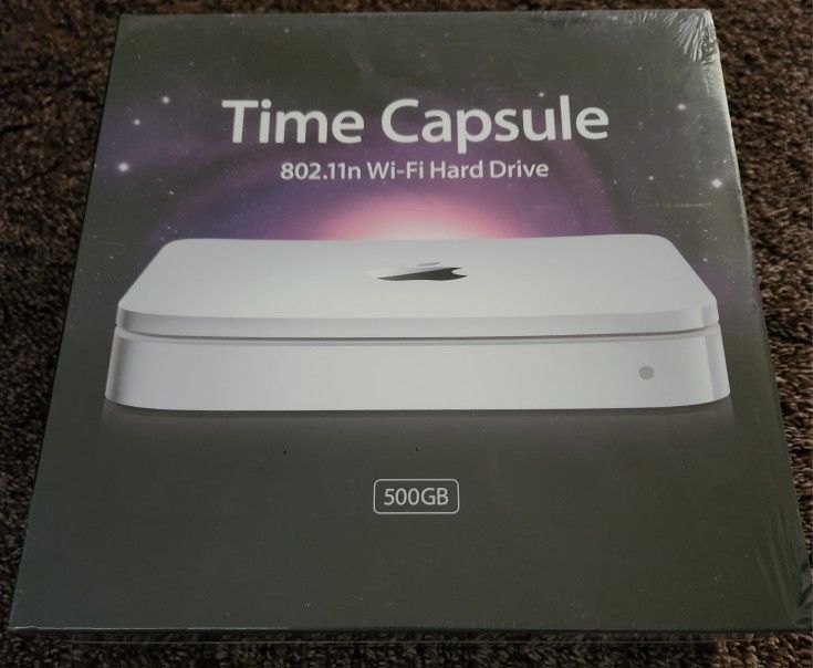 Apple Time Capsule Wi-Fi Hard Drive 500gb