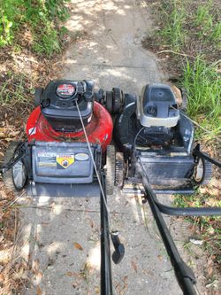 2 Lawnmowers. $100 For Both