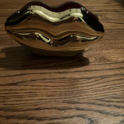 Fashion Women Lips Detachable Hand Bag Clutch With Chain Attachment