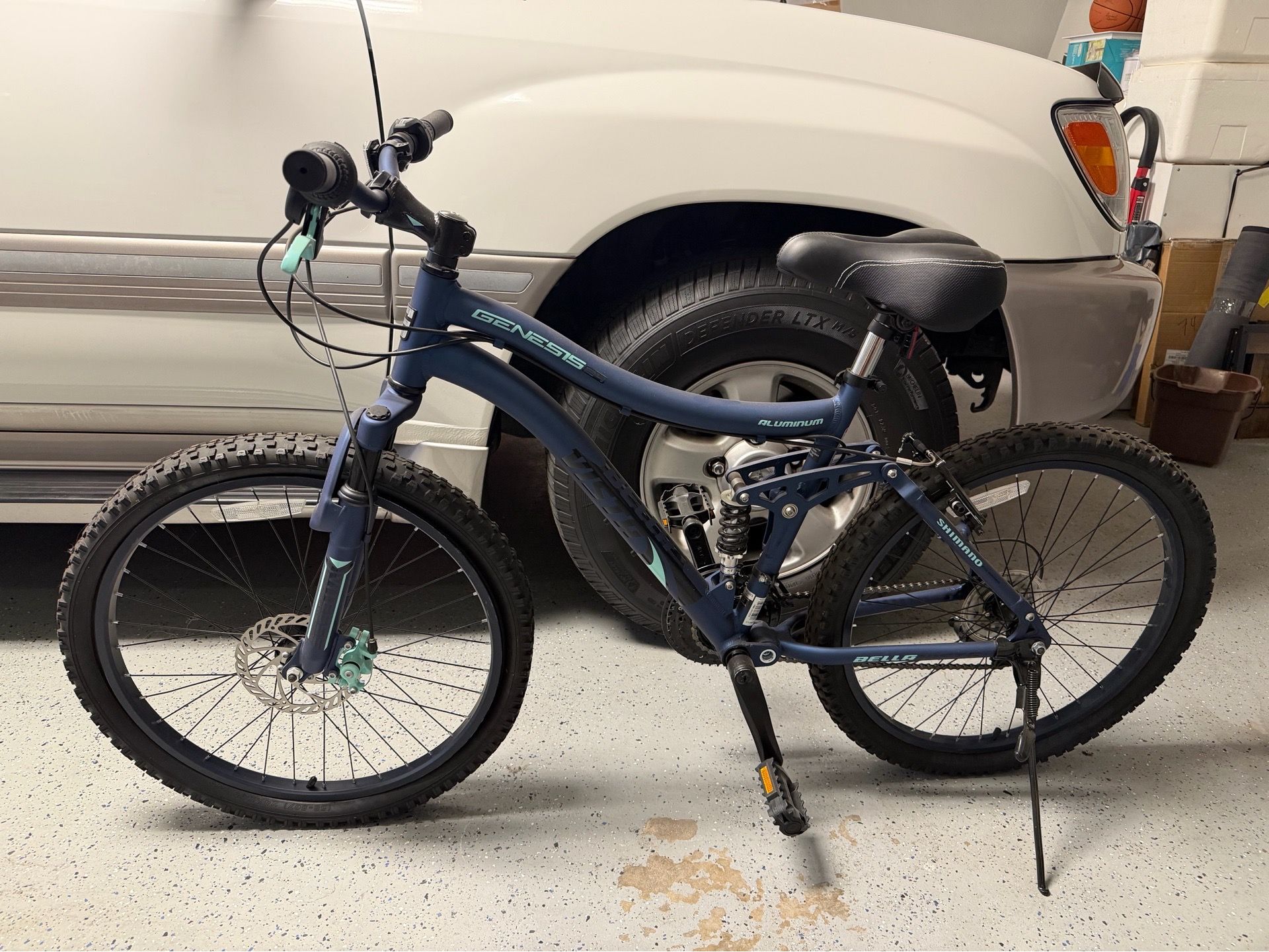 Genesis 24” Full Suspension Mountain Bike – Like New, Aluminum Frame