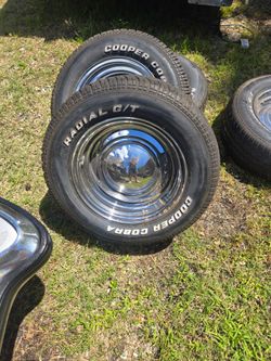 chrome rims and 235/60/15 tires
