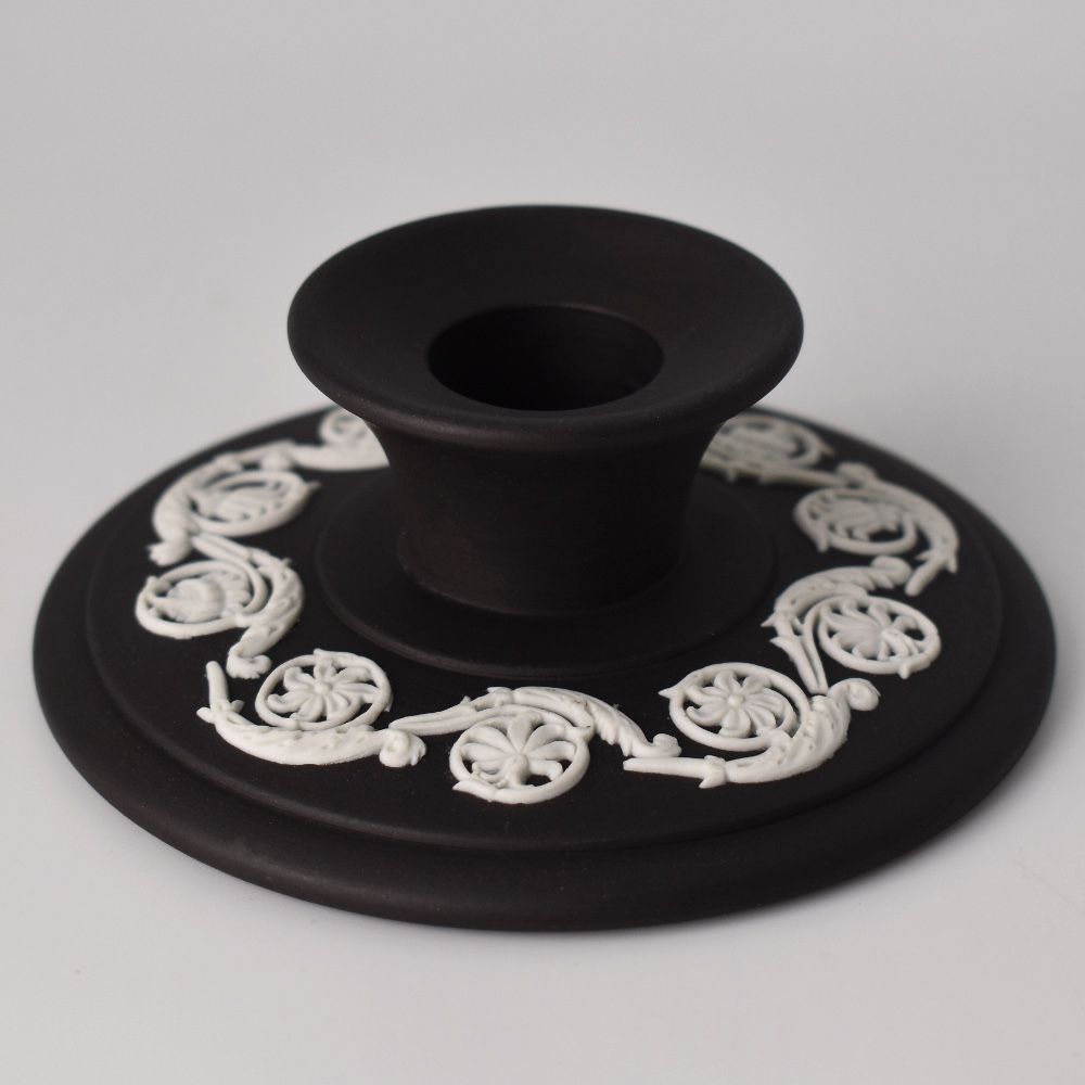 Vintage Wedgwood Jasperware Candle Stick Holder Made In England