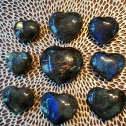 Labradorite Hearts