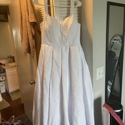 Size 8 White Dress