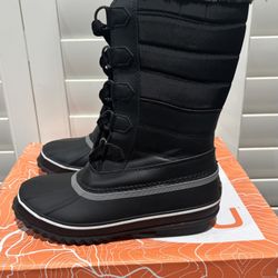 New JBU Black Water Resistant Cozy Faux Fur Lining Boots (Women’s Size 8) - $25