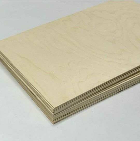 Baltic Birch Plywood B/BB Grade 3mm 1/8” x 12” x 24” Sheets. ( sheet