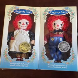 Commemorative Anniversary Raggedy Ann & Andy Dolls 