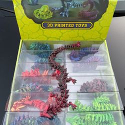 14" 3d Printed Dragon Toy