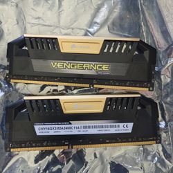 CORSAIR Vengeance Pro 16GB (2 x 8GB) DDR3 2400 (PC3 19200) Desktop Memory