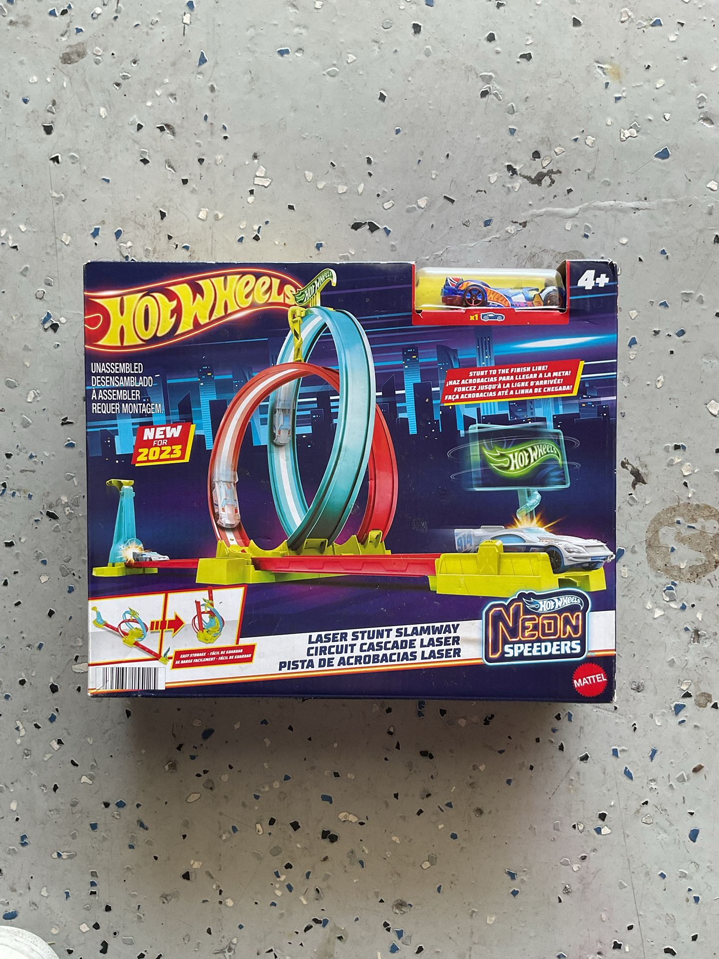 Hot Wheels Laser Stunt Slamway Track