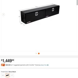 New Weather Guard top mount tool box