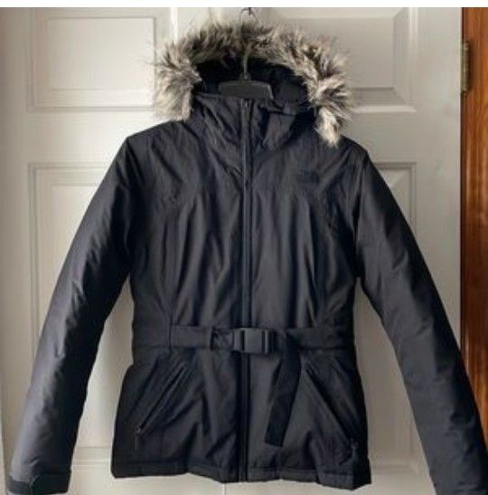 The North Face/Womens Down Filled/Parka Jacket/Black/Like NEW