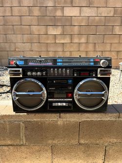 Vintage boombox from the 80s