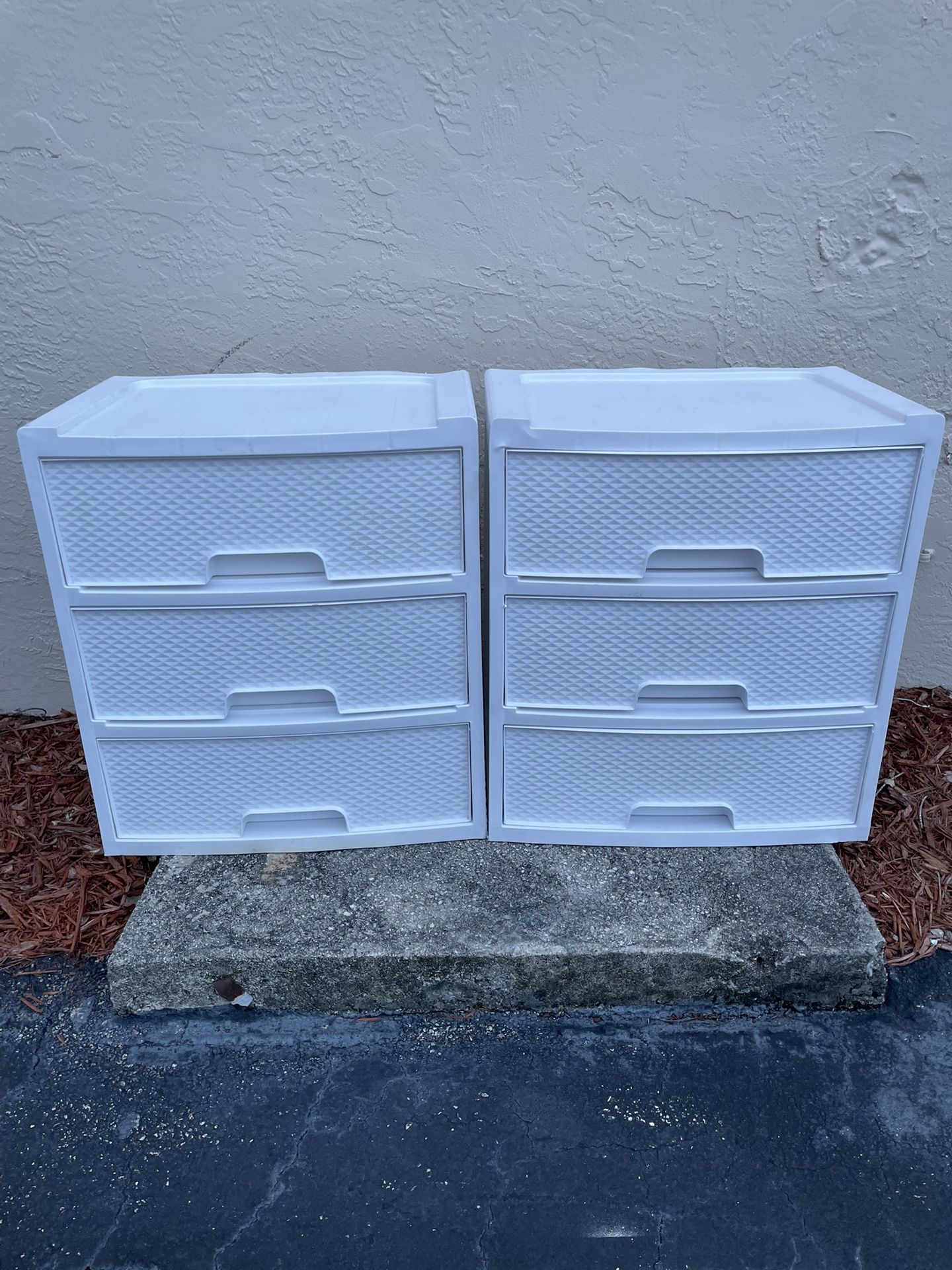 3 Drawer Dresser Storage Plastic Organizer