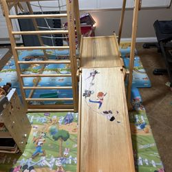 Ecomex 8 In 1 Wooden Jungle Gym