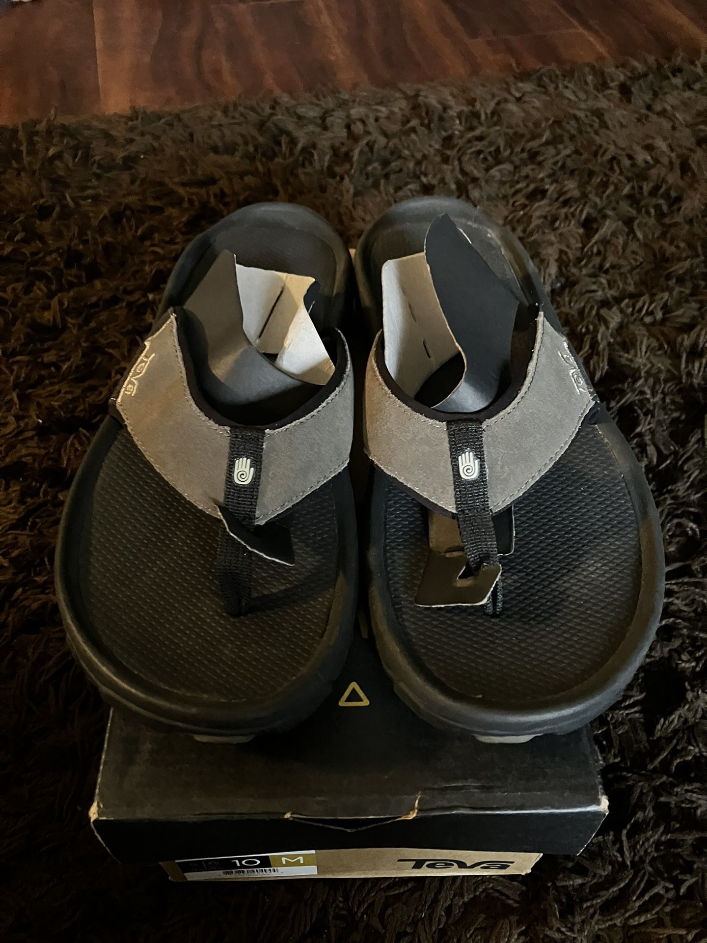 Two Pairs Of Teva Flip Flops Size 10 Mens