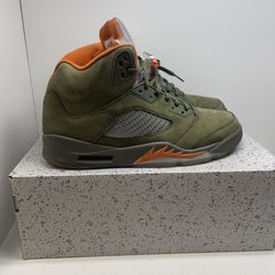 Jordan Retro 5 Olive Shoes 197847/11