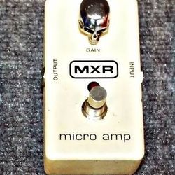 MXR micro amp guitar pedal, GOOD... 

