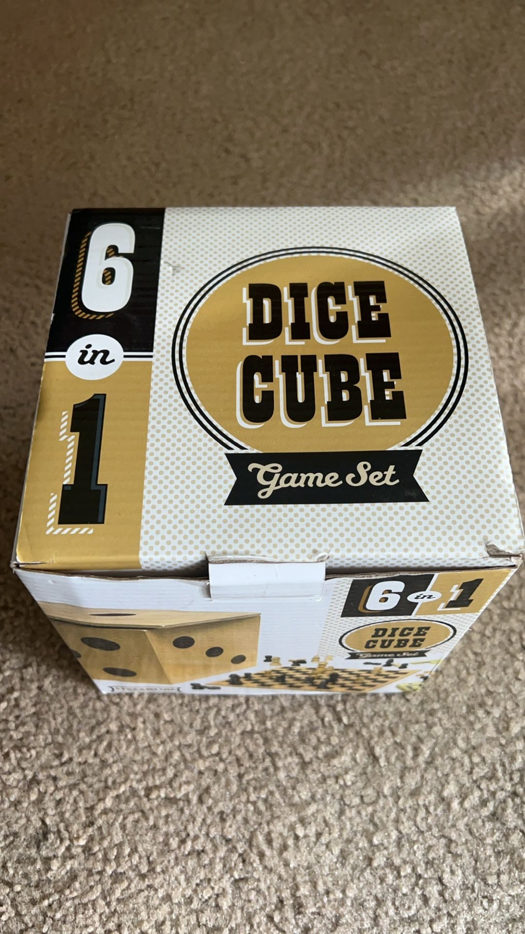 6 In 1 Dice Cube Game Set 