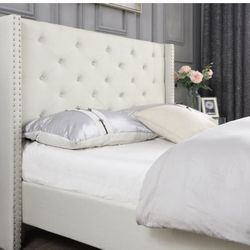 Queen Size Bed Frame  With Mattress And Box Spring 