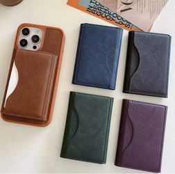 Magnetic Leather Wallet for Phone