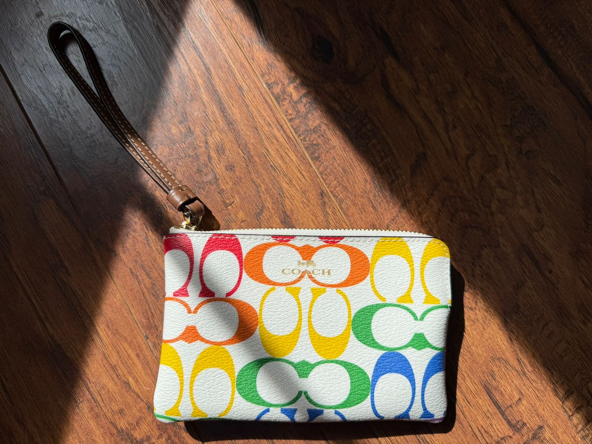 Coach Rainbow Wristlet 2021 New