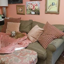 Queen Sleeper Sofa - Hardly Used.