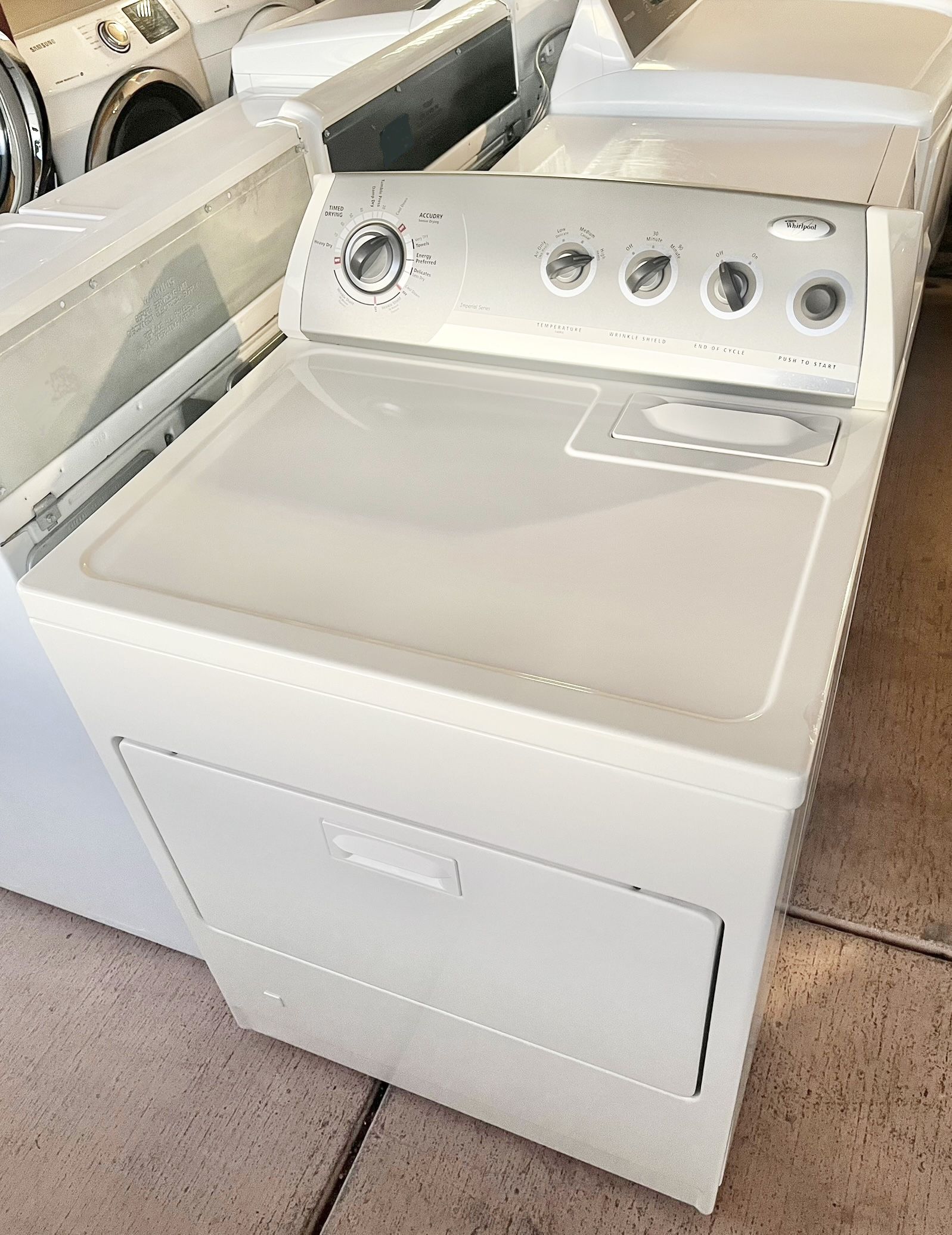 Whirlpool Gas Dryer 90 Day Warranty Some Delivery