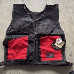 NWT Cordura Tool Pak Vest Mens One Size Fits All