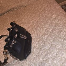 Alanis Small  Pebbled Leather Bucket Bag /Michael Kors