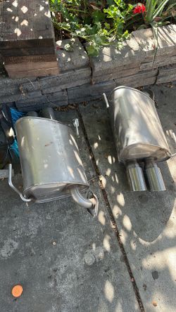 Wrx mid pipe and mufflers
