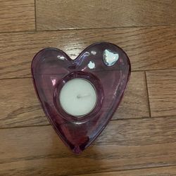 Heart Shaped Partylite Tealight Candle Holder 