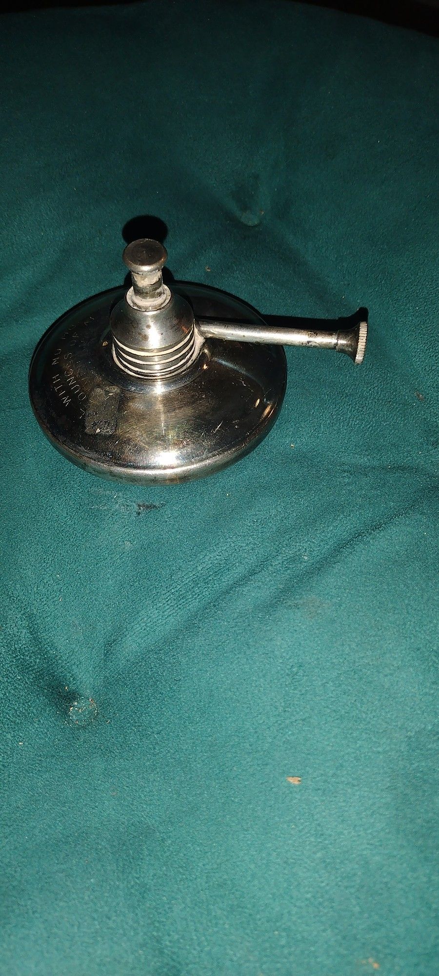Antique F B Rogers Silver Company Alcohol Burner Lamp