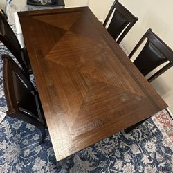 Dining Table Set with 4 chairs