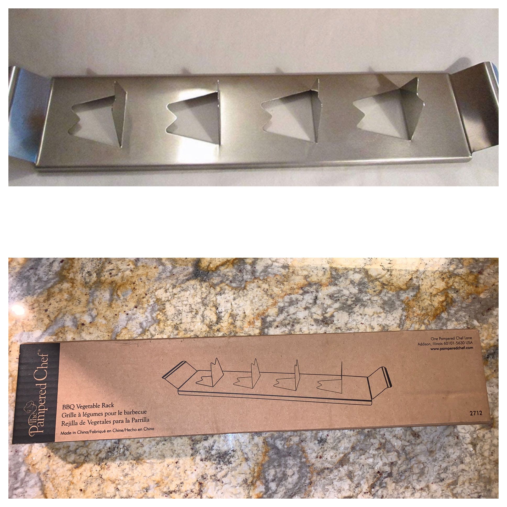 BRAND NEW Pampered Chef Barbeque Vegetable Rack