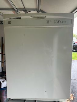 White Kenmore Dishwasher
