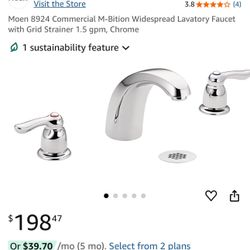 Moen 8924 Commercial M-Bition Widespread Lavatory Faucet 