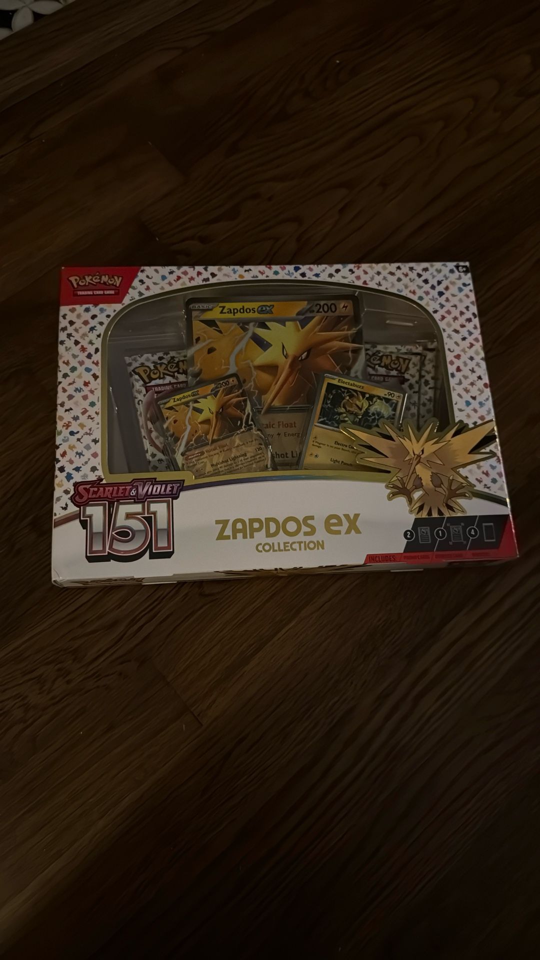 Pokemon Zapdos Ex Collection 151