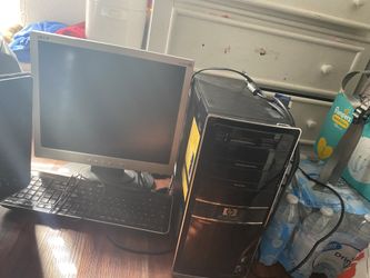 Computer and monitors
