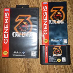 Mortal Kombat 3 Sega Genesis Cib