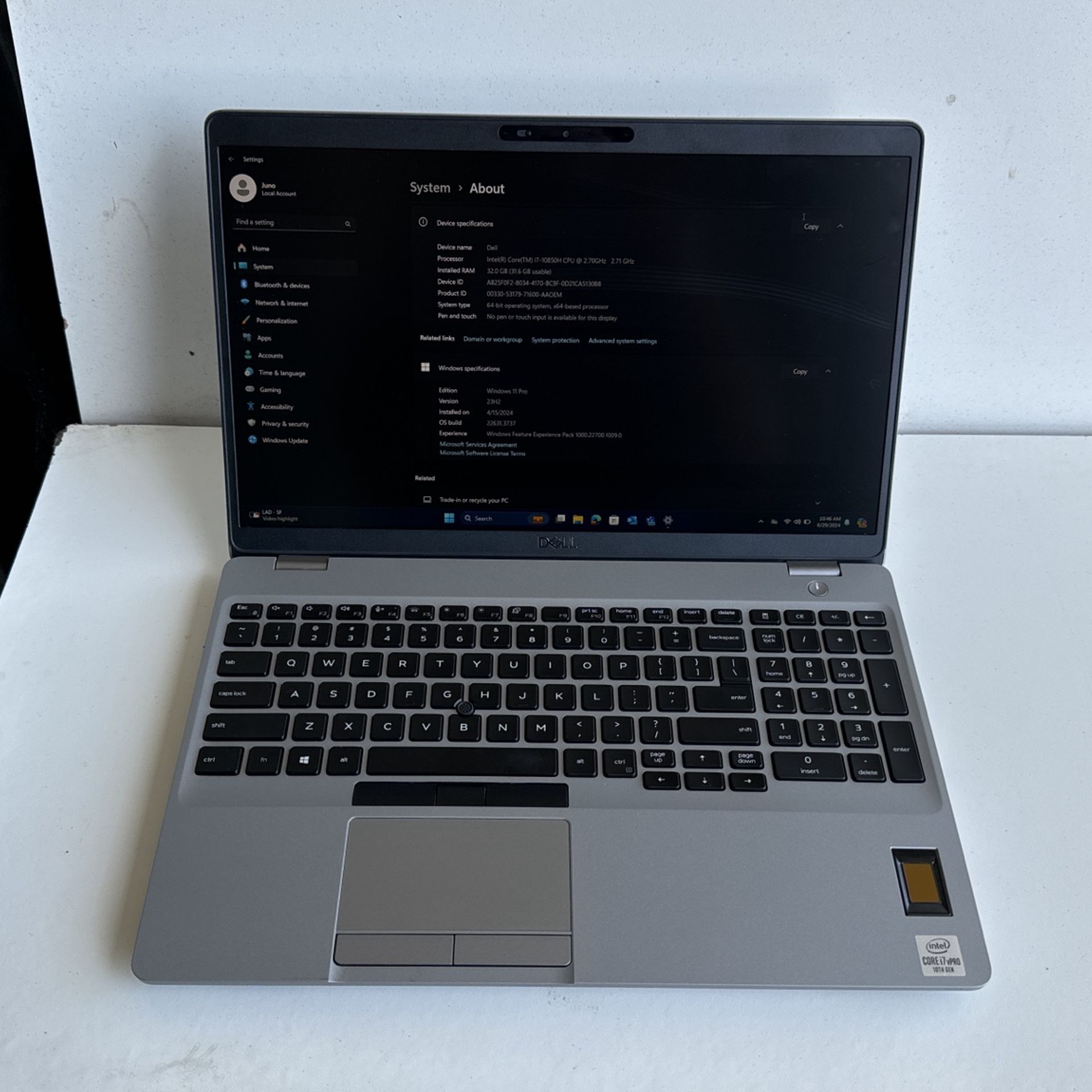 Dell latitude 5511 I7
