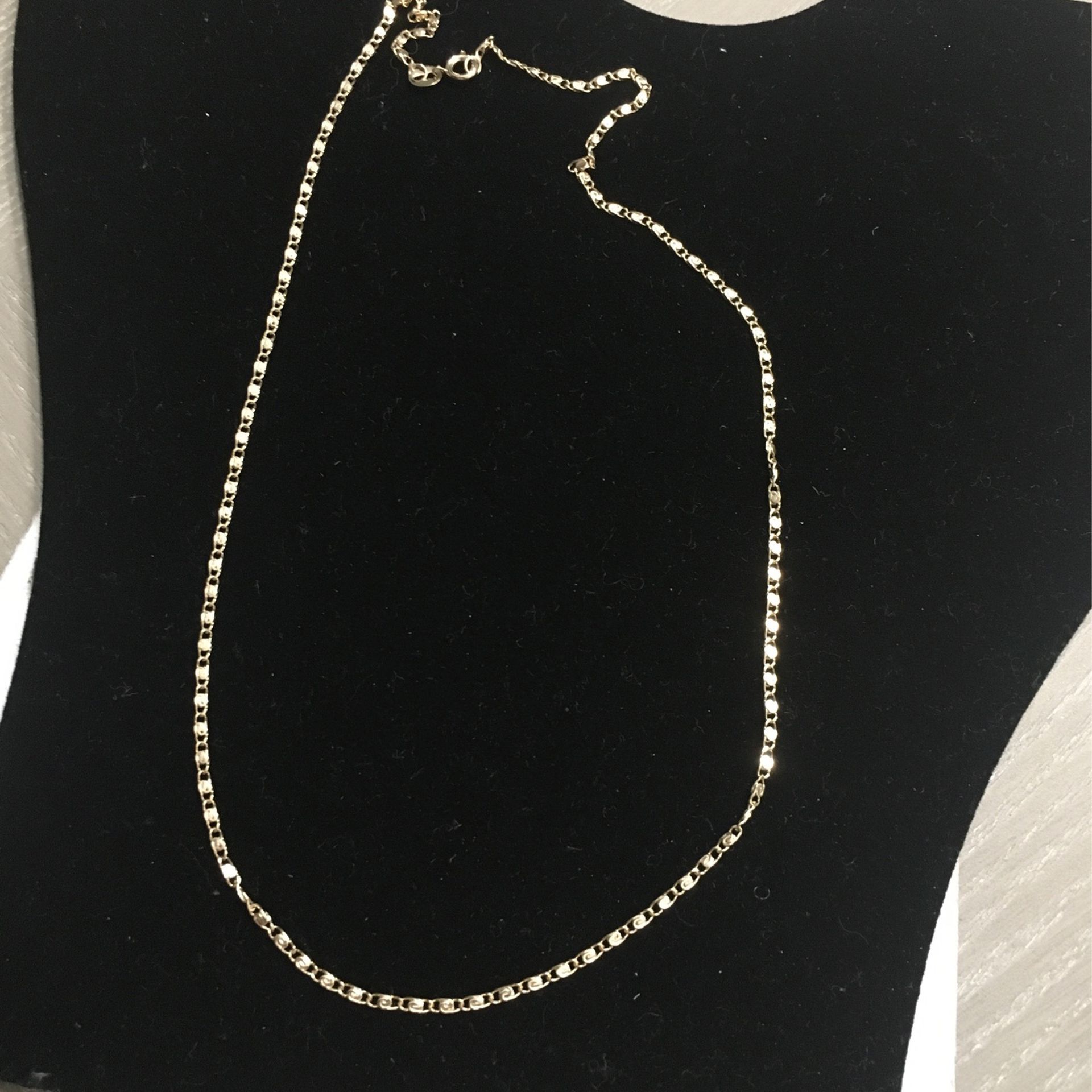 Kids Or Women’s 20 Inch 14k Gold Bonded Chain For Sale
