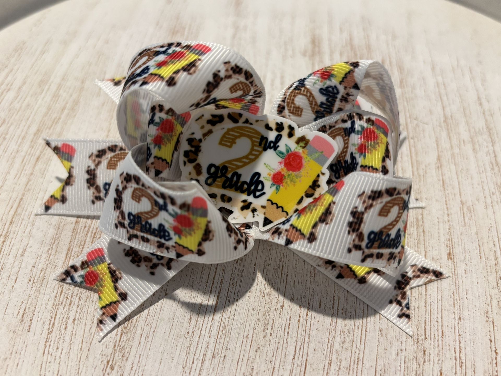 5” Second Grade Hair Bow