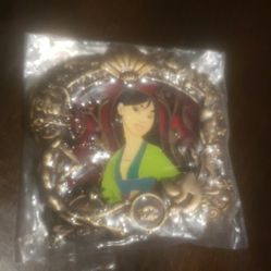 Walt Disney Imagineering MULAN Stained Glass Authentic Princess Pin Le 300
