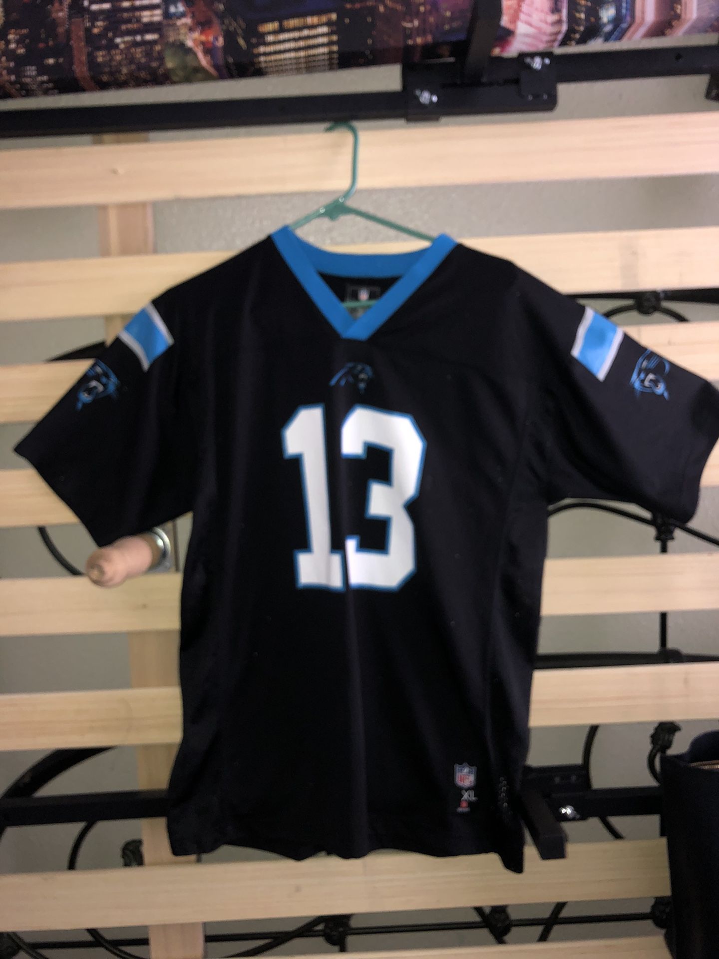 NFL Kelvin Benjamin #13 Carolina Panthers Youth Jersey Size XL