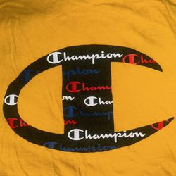 Champion Men’s Yellow T-Shirt (2XL)