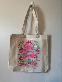 Natural Canvas Tote